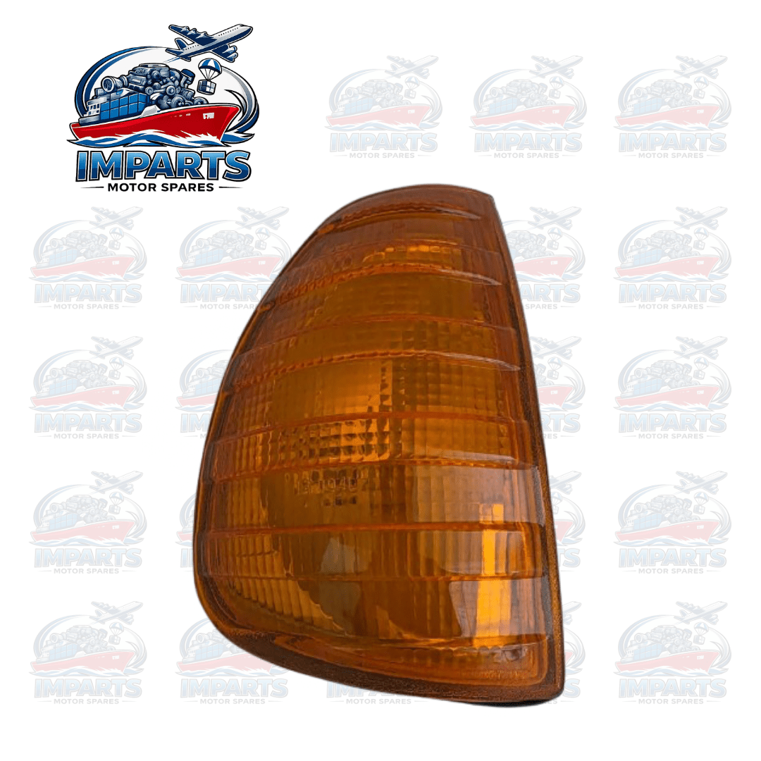 Featured image for “W123 MERCEDES RIGHT FRONT AMBER CORNER LAMP FOR SALE – NEW”